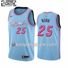 Miami Heat Kendrick Nunn 25 Nike 2019-2020 City Edition Lasten Pelipaidat Swingman